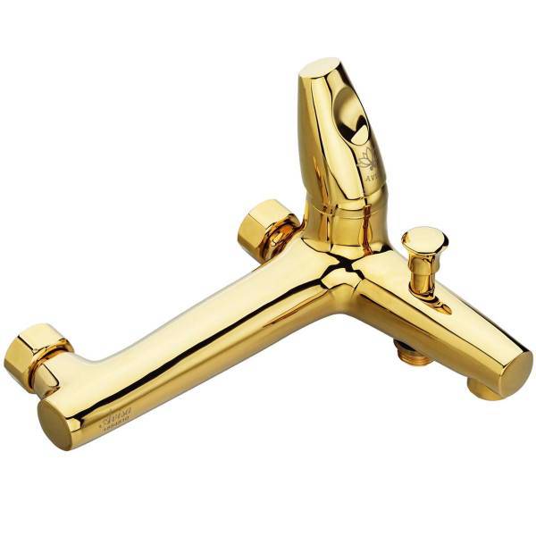 شیر حمام آویسا مدل یونیک طلایی، Avisa Unique Bath Faucets Gold