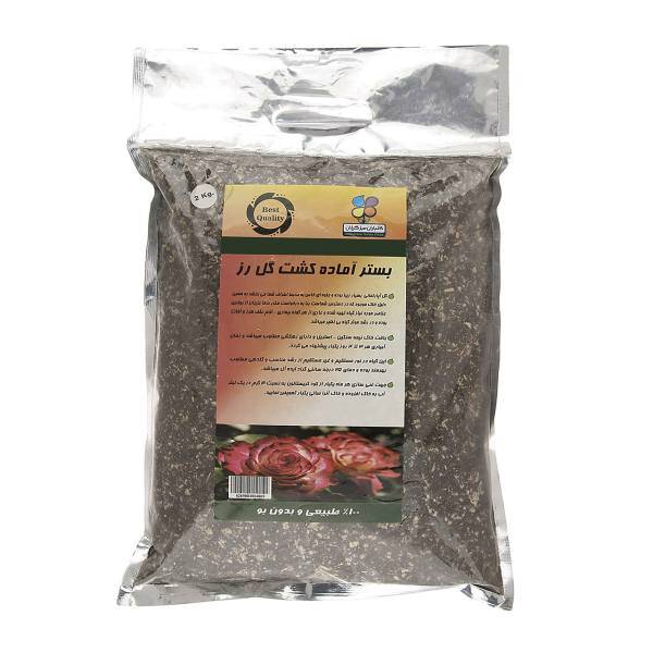 بستر آماده کشت گل رز گلباران سبز بسته 2 کیلوگرمی، Golbarane Sabz Bastare Kesht Rose Flower 2 Kg Fertilizer