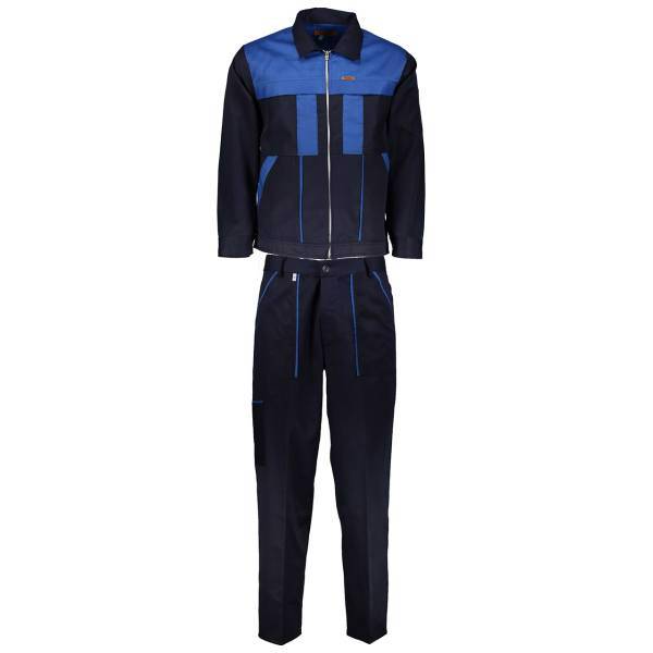 کاپشن و شلوار مهندسی تیک مک مدل آبی سرمه ای، Tekmak Blue Dark Blue Engineer Clothes