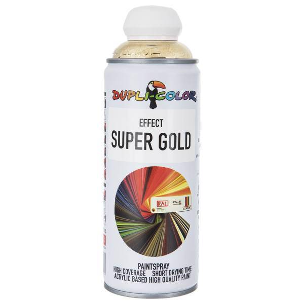 اسپری رنگ طلایی رال دوپلی کالر حجم 400 میلی لیتر، Dupli Color Super Gold Paint Spray 400ml