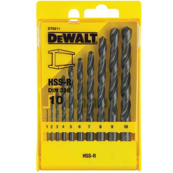 مجموعه 10 عددی مته فلز دیوالت مدل DT5911، Dewalt DT5911 10 PCS Metal Drill Bit