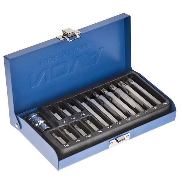 مجموعه 15 عددی سری بکس و پیچ گوشتی نووا مدل NTS 7011، Nova NTS 7011 Ratchet Wrench And Screwdriver Set 15 PCS