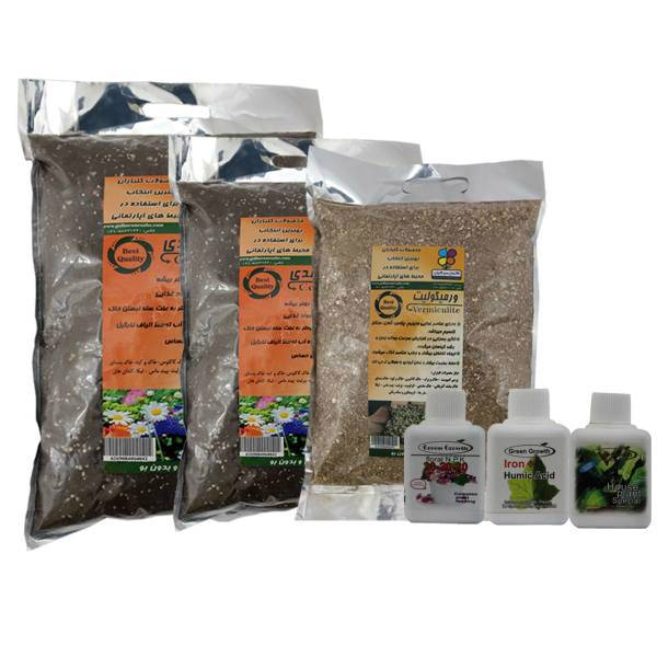 مجموعه خاک ایلیا گلباران سبز، Golbaranesabz Eliya Soil Fertilizer Pack