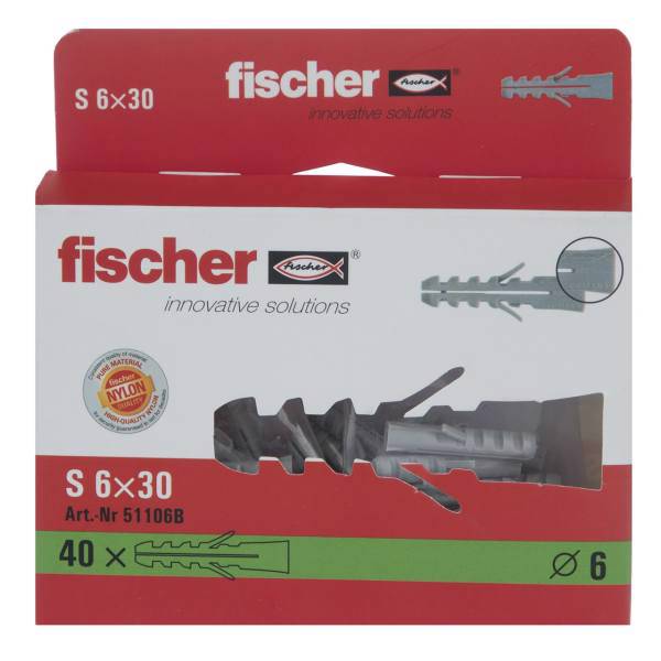 رولپلاک فیشر مدل 51106B بسته 40 عددی، Fischer 51106B Rawlplug Pack of 40