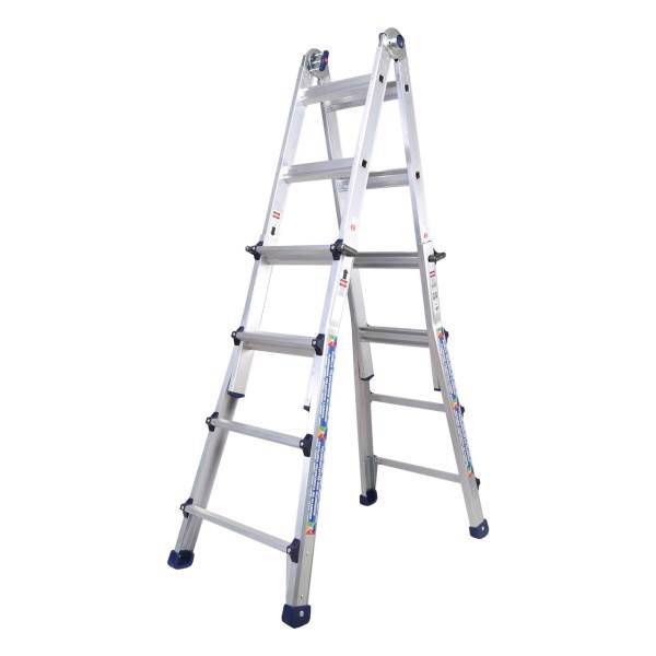 نردبان تلسکوپی 16 پله توبسکا کومابی مدل 00094316، Tubesca Comabi 00094316 Telescopic Ladder 16 Steps