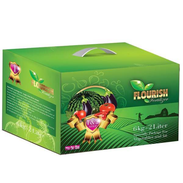 بسته کود یک هکتاری فلوریش مخصوص سبزی و صیفی، Flourish Fertilizer Package For Vegetable