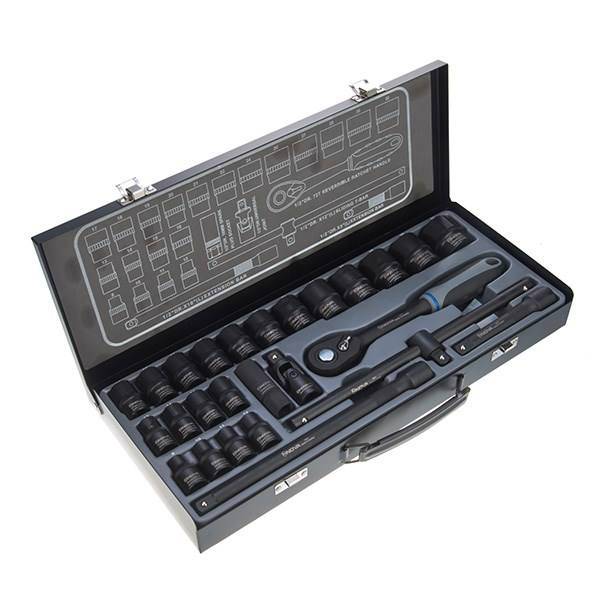 مجموعه 26 عددی آچار بکس 6 پر نووا مدل NTS-7000، Nova NTS-7000 26 Pieces 6 PT Socket Set