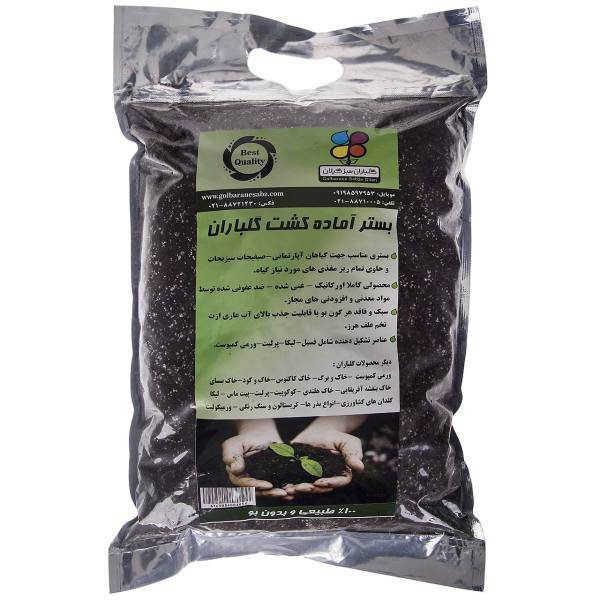 بستر آماده کشت گلباران سبز بسته 2 کیلوگرمی، Golbarane Sabz 2 Kg Bastare Kesht Fertilizer