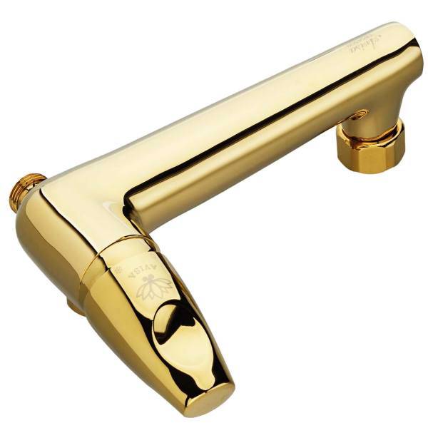 شیر توالت آویسا مدل یونیک طلا، Avisa Unique Toilet Fausets Gold