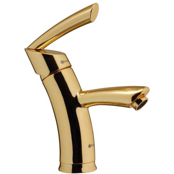 شیر روشویی درخشان مدل تاپ گلد 2، Derakhshan gold top basin faucets