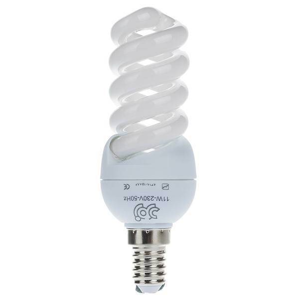 لامپ کم مصرف 11 وات پارس شهاب مدل Full Spiral پایه E14، Pars shahab Full Spiral 11W Compact Fluorescent Lamp E14