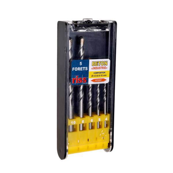 مجموعه 5 عددی مته گرانیت ریس مدل C005Q5000، Riss C005Q5000 Drill Bit 5 Pieces Set