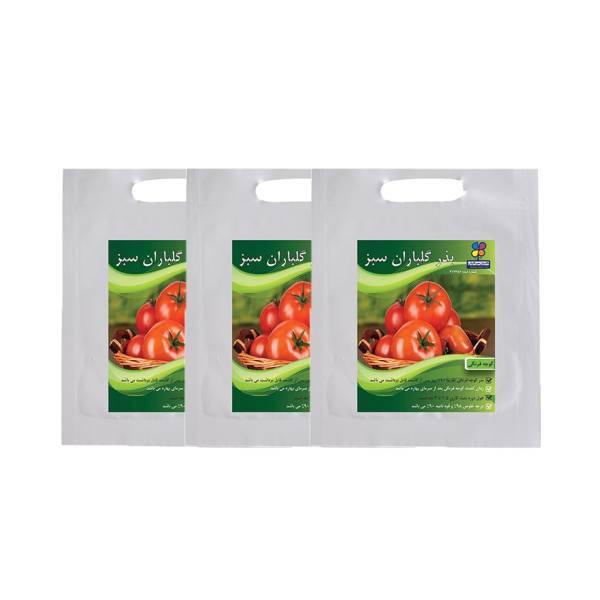 مجموعه بذر گوجه فرنگی گلباران سبز بسته 3 عددی، Golbaranesabz Tomato Seeds Pack Of 3