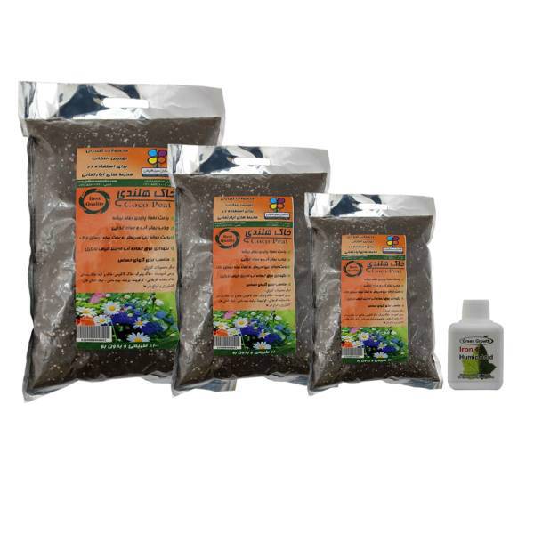 مجموعه خاک هلندی گلباران سبز، Golbaranesabz Dutch Soil Fertilizer Pack