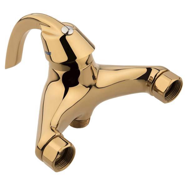 شیر توالت ریسکو مدل الگانس طلایی، Risco Elegance Gold Toilet Faucets