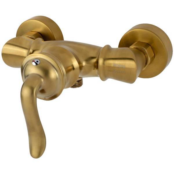 شیر توالت کسری مدل دانوب طلامات، Kasra mat gold danoub shower mixer