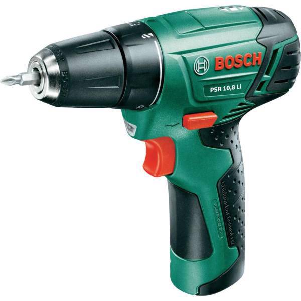 دریل و پیچ گوشتی شارژی بوش مدل PSR 10.8 LI، Bosch PSR 10.8 LI Cordless Screwdriver