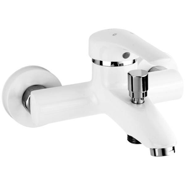 شیر حمام کسری مدل آبتین سفید، Kasra white abtin bath mixer