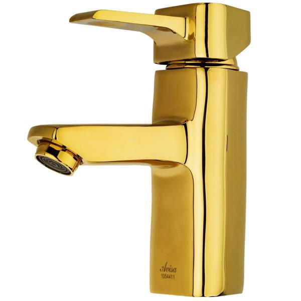 شیر روشویی آویسا مدل هلیا طلایی، Avisa Heliya Basin Faucets Gold