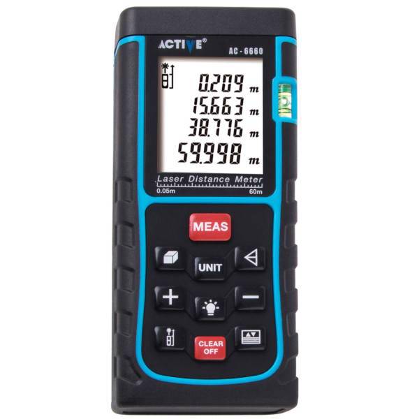 متر لیزری اکتیو مدل AC6660، Active AC6660 Laser Distance Measurer