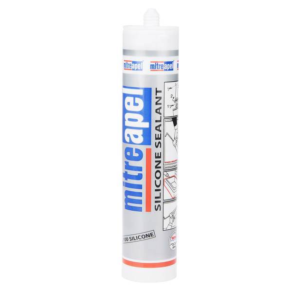 چسب سیلیکونی میتراپل حجم 280 میلی لیتر، Mitreapel Silicon Sealing Adhesive 280 ml