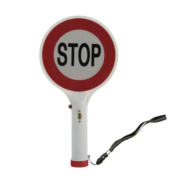 تابلو هشدار ایست دستی مدل شارژی، Rechargeable Hand Stop Sign