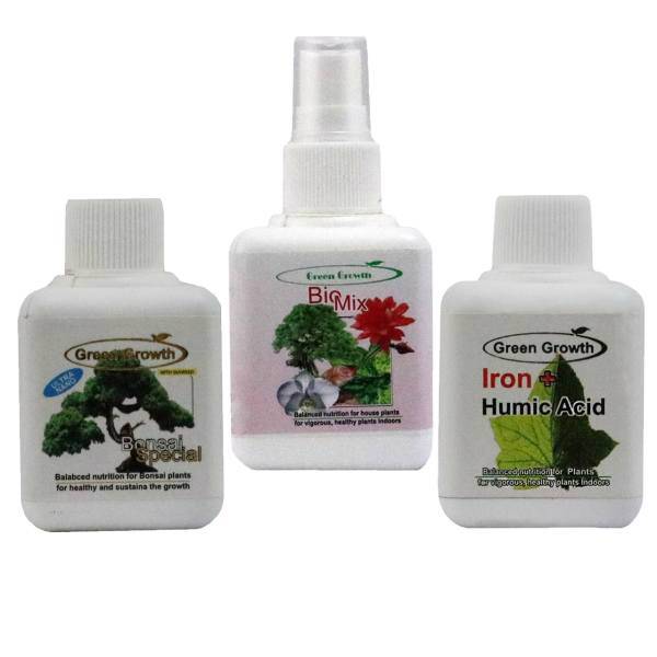 پک کود مایع مخصوص بنسای گرین گروت، Green Growth Liquid Fertilizer Pack For Bonsai