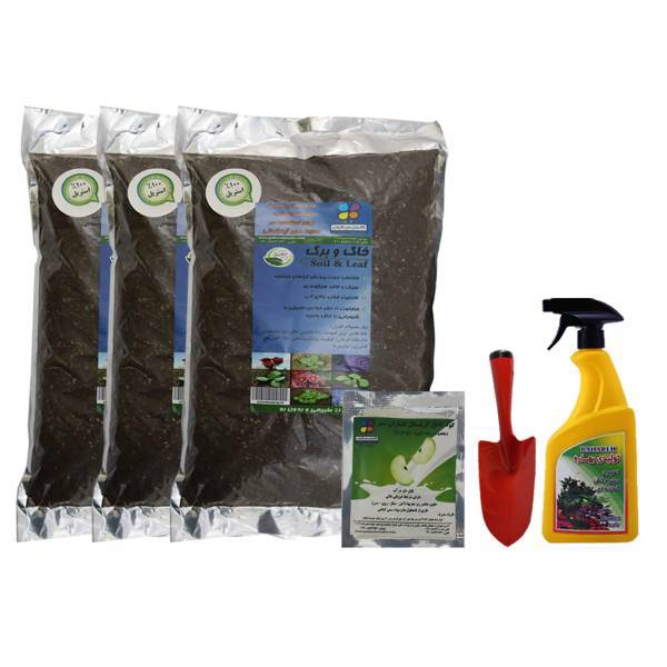 مجموعه خاک ثمانه گلباران سبز، Golbaranesabz Samaneh Soil Fertilizer Pack