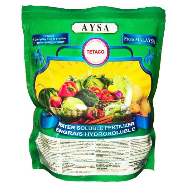 کود سولفات منیزیم تتاکو مدل AYSA بسته یک کیوگرمی، AYSA -1Kg- Magnesium Sulphate