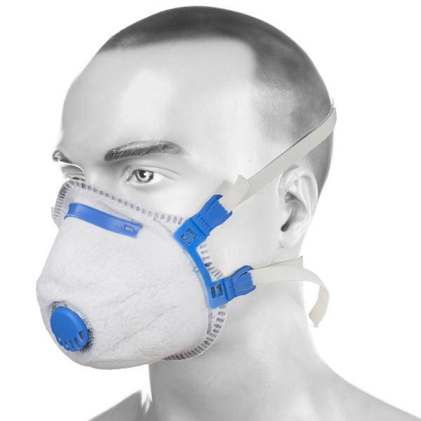 ماسک سوپاپ دار 3 مکس مدل HY8636 بسته 120 عددی، 3MAX HY8636 Mask With Valve Pack Of 120 Pcs