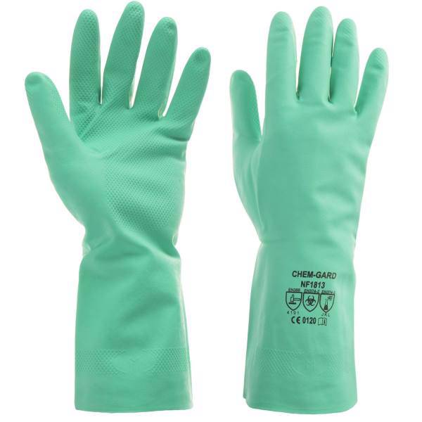 دستکش ایمنی کمگارد مدل NF1813، Chem-Gard NF1813 Safety Gloves