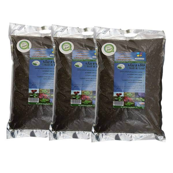خاک و برگ گلباران سبز 1 کیلوگرمی بسته 3 عددی، Golbaranesabz Soil Leaf Fertilizer 1kg Pack Of 3