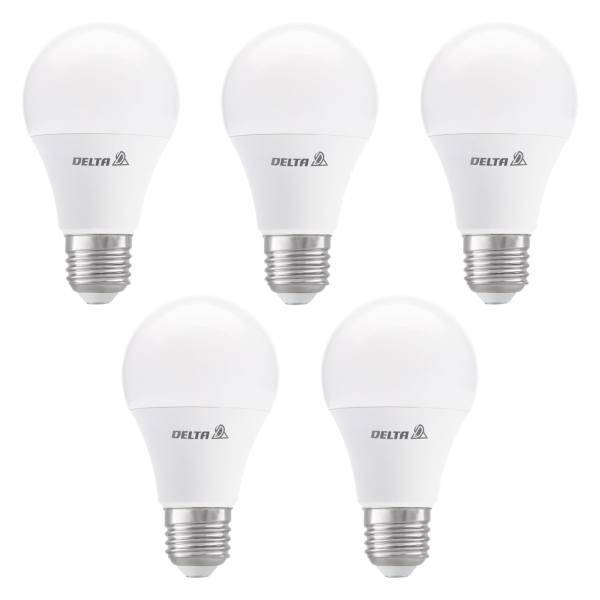 لامپ ال ای دی 7 وات دلتا مدل کلاسیک پایه E27 بسته 5 عددی، Delta 7W LED Classic Lamp E27 5 PCS