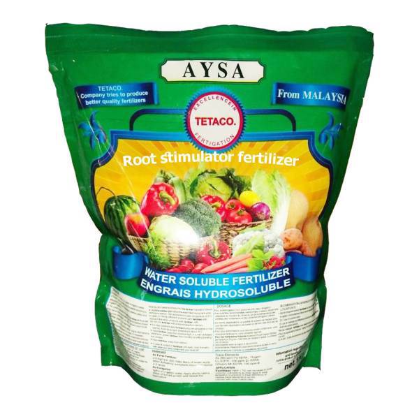 کود تتاکو مدل محرک رشد ریشه AYSA بسته 1کیلوگرمی، Root stimulator fertilizer