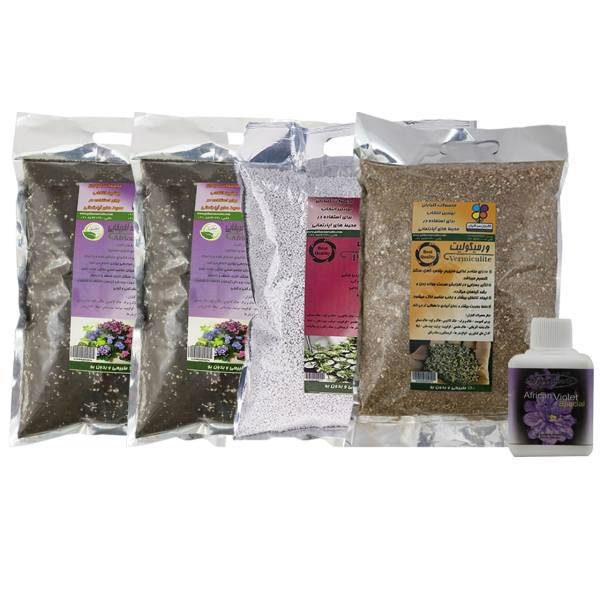 مجموعه خاک بهتاش گلباران سبز، Golbaranesabz Behtash Soil Fertilizer Pack