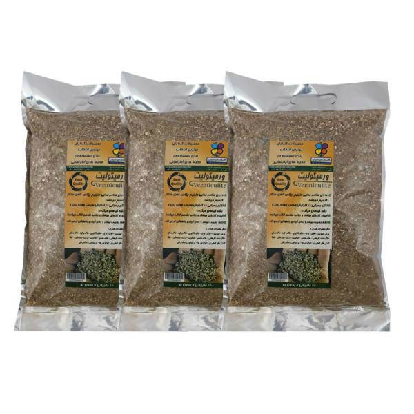 ورمیکولیت 2 کیلوگرمی گلباران سبز بسته سه عددی، Golbarane Sabz Vermiculite Fertilizer 2 Kg Pack Of 3