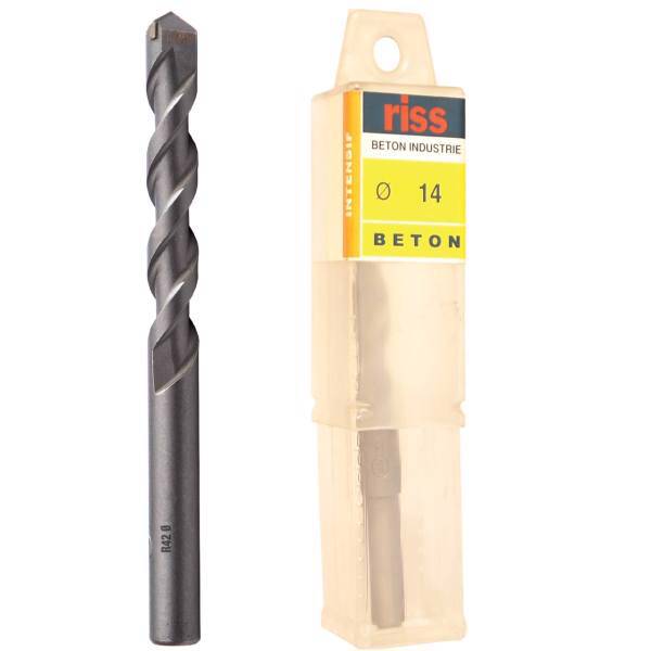 مته گرانیت ریس مدل 5000V001400 سایز 14 میلی متر بسته 5 عددی، Riss 5000V001400 Granite Drill Bit Size 14mm Pack Of 5