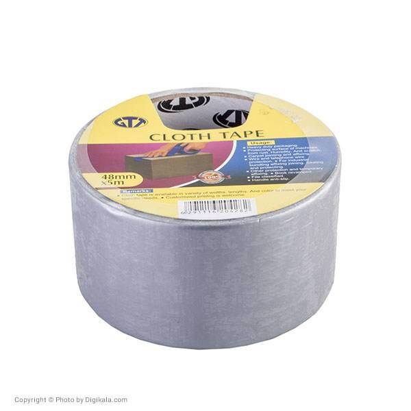 چسب نواری جی تی تی مدل 204282 پارچه‌ای با پهنای 48 میلی‌متر، GTT 204282 Industrial Glue Cloth Tape 48mm