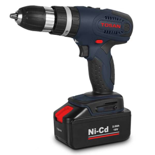 دریل پیچ گوشتی شارژی توسن مدل 9918 Sc، Tosan 13mm 9918 Sc Cordless Driver Drill