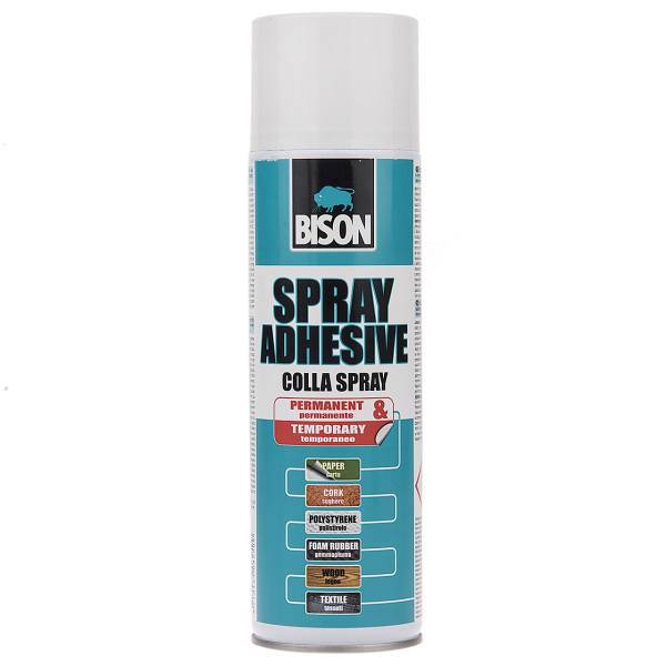 اسپری چسب بایسن مدل Colla حجم 500 میلی لیتر، Bison Colla Spray Adhesive 500ml