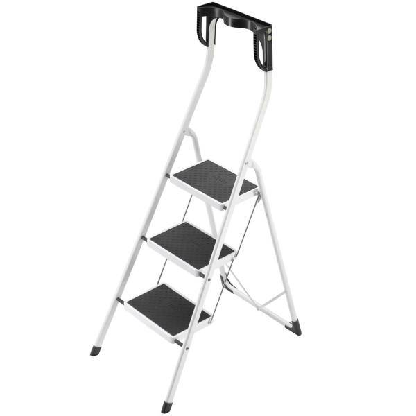 نردبان سه پله هایلو مدل Safety Plus، Hailo Safety Plus 3 Steps Ladder