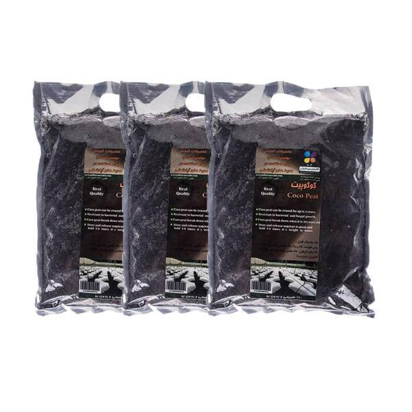 کوکوپیت 2 کیلوگرمی گلباران سبز بسته سه عددی، Golbaranesabz Coco Peat 2Kg Pack Of 3