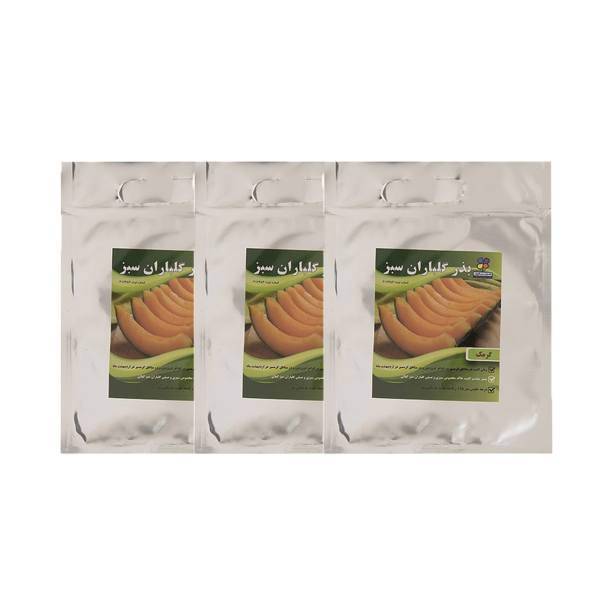 مجموعه بذر گرمک گلباران سبز بسته 3 عددی، Golbaranesabz Cantaloupe Seeds Pack Of 3