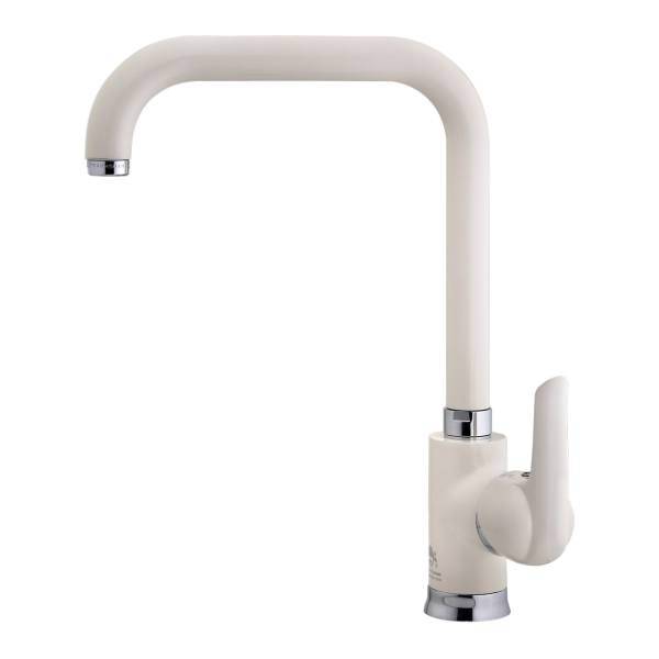 شیر آشپزخانه درخشان مدل وایت کاج، Derakhshan White Kaaj Kitchen Faucets