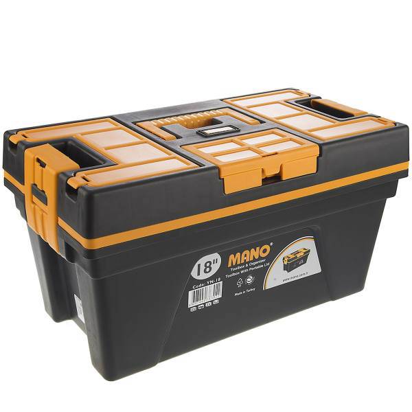 جعبه ابزار 18 اینچ مانو مدل YN18، Mano YN18 Size 18Inch Tool Box