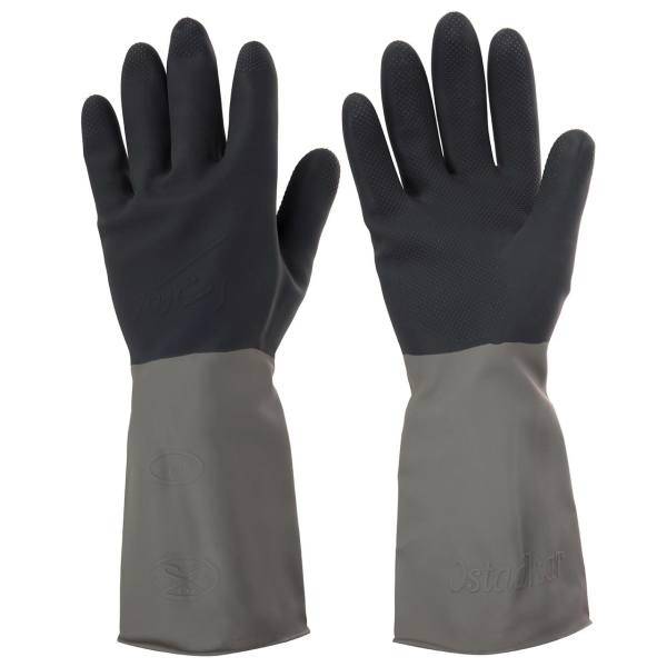 دستکش صنعتی استادکار مدل سه لایه، Ostadkar Tripple Dip Heavy Duty Gloves