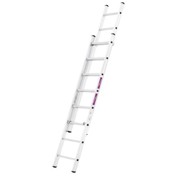 نردبان شانزده پله توبسکا کومابی مدل 01222008 آلومینیومی، Tubesca Comabi 01222008 Aluminium Push-Up Ladder 16 Steps