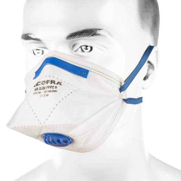 ماسک سوپاپ دار کوفرا مدل M020-B121، Cofra M020-B121 Air Slim Mask with Valve