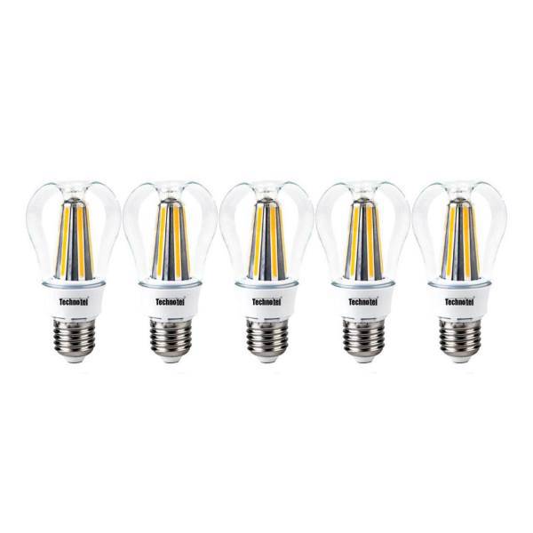 لامپ ال ای دی فیلامنتی 8 وات تکنوتل مدل 308 پایه E27 بسته 5 عددی، Technotel 308 LED Filament Lamp E27 5 PCS