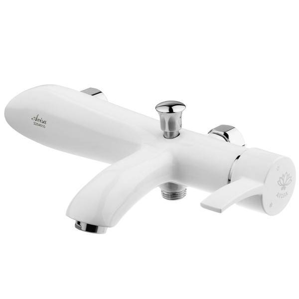 شیر حمام آویسا مدل لوتوس سفید، Avisa Lotos Bath Faucets White